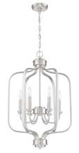  50536-BNK - Bolden 6 Light Foyer in Brushed Polished Nickel