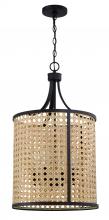  54534-ABZ - Malaya 4 Light Foyer in Aged Bronze Brushed