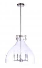  55895-BNK - Chardonnay 5 Light Pendant in Brushed Polished Nickel