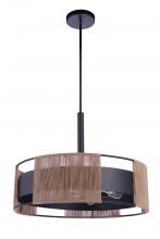 Craftmade 59096-FB - Kensey 6 Light Pendant in Flat Black