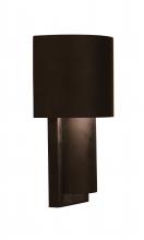  ZA5102-MN-LED - Midtown 1 Light Small Outdoor 2 Tiered LED Wall Mount in Midnight