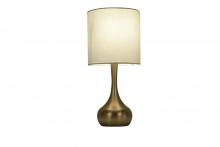 Craftmade 86259 - 1 Light Metal Base Table Lamp in Satin Brass