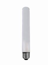 Craftmade 9690 - 7.28" M.O.L. Frost LED T9, E26, 4W, Dimmable, 3000K (Straight Filament)