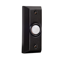  BS8-BZ - Surface Mount Rectangle Lighted Push Button in Bronze