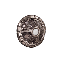  BSMED-AP - Surface Mount Medallion LED Lighted Push Button in Antique Pewter