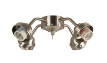 Craftmade F400-BNK-LED - Universal 4 Light Fitter in Brushed Polished Nickel