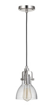 Craftmade P831PLN1-C - State House 1 Light Clear Dome Mini Pendant in Polished Nickel