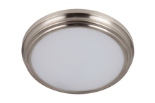  X6613-BNK-LED - X66 Series 1 Light 13" LED Flushmount in Brushed Polished Nickel