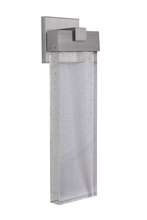  Z1624-SA-LED - Aria 1 Light Large LED Outdoor Wall Lantern in Satin Aluminum