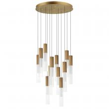  E11019-144GLD - Reeds-Multi-Light Pendant