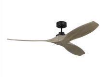 Visual Comfort & Co. Fan Collection 3CLNSM60AGP - Collins 60" Smart Indoor/Outdoor Aged Pewter Ceiling Fan with Remote Control and Reversible Moto