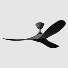 Visual Comfort & Co. Fan Collection 3MGMR52MBKMBK - Maverick coastal 52-inch indoor/outdoor Energy Star ceiling fan in midnight black finish